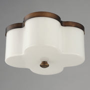 Maxim 12240WTANB Clover 2 Light Flush Mount | Antique Bronze