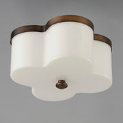 Maxim 12240WTANB Clover 2 Light Flush Mount | Antique Bronze