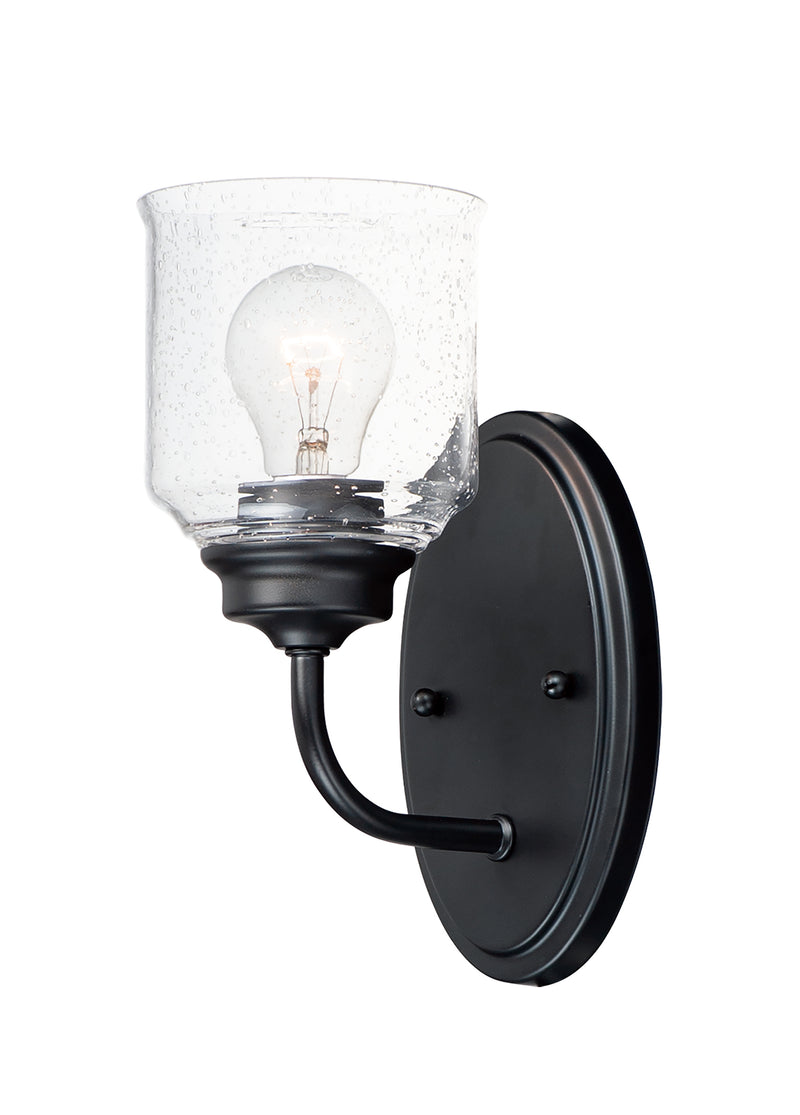 Maxim 12261CDBK Acadia 1 Light Wall Sconce | Black