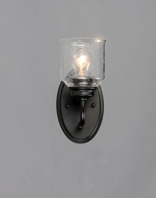 Maxim 12261CDBK Acadia 1 Light Wall Sconce | Black