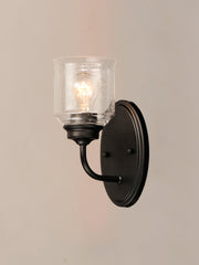 Maxim 12261CDBK Acadia 1 Light Wall Sconce | Black