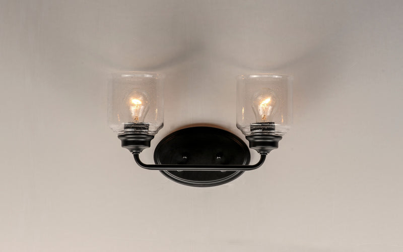 Maxim 12262CDBK Acadia 2 Light Bath Vanity | Black