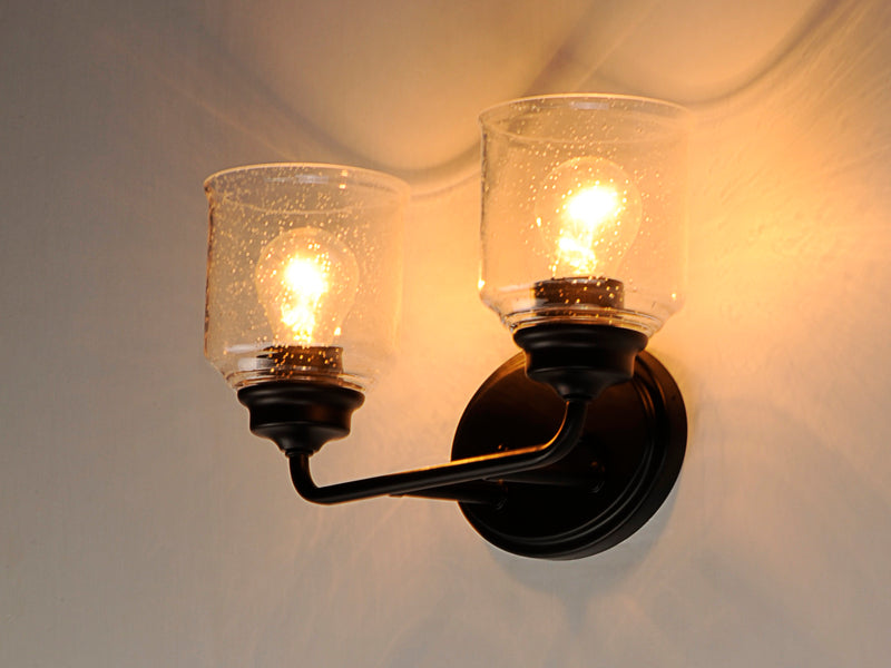 Maxim 12262CDBK Acadia 2 Light Bath Vanity | Black