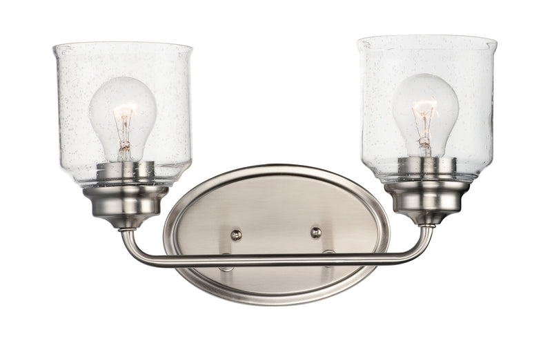 Maxim 12262CDSN Acadia 2 Light Bath Vanity | Satin Nickel