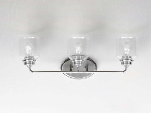 Maxim 12263CDSN Acadia 3 Light Bath Vanity | Satin Nickel