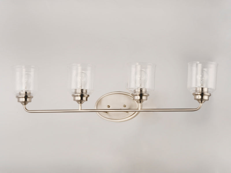 Maxim 12264CDSN Acadia 4 Light Bath Vanity | Satin Nickel