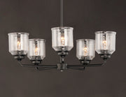 Maxim 12266CDBK Acadia 5 Light Chandelier | Black