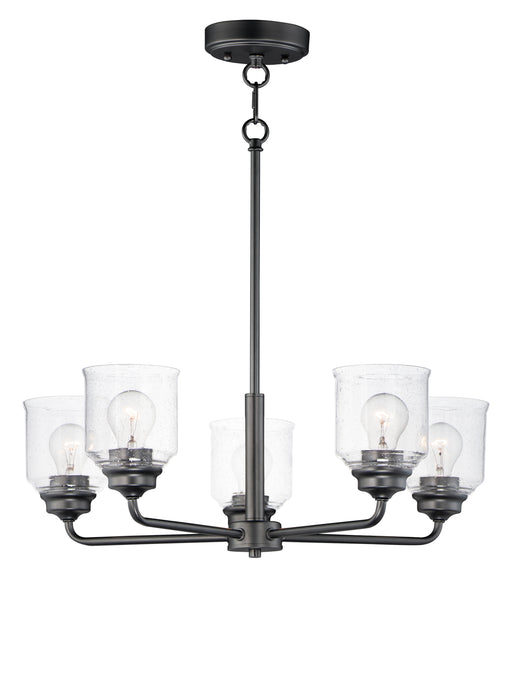 Maxim 12266CDBK Acadia 5 Light Chandelier | Black