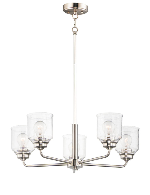 Maxim 12266CDSN Acadia 5 Light Chandelier | Satin Nickel