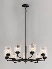 Maxim 12268CDBK Acadia 8 Light Chandelier | Black
