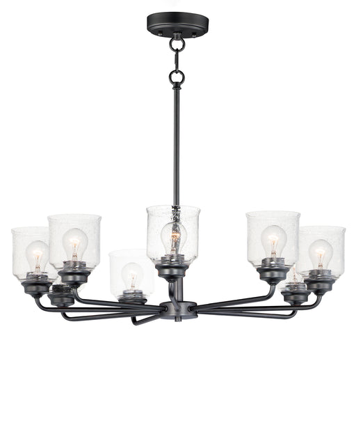 Maxim 12268CDBK Acadia 8 Light Chandelier | Black