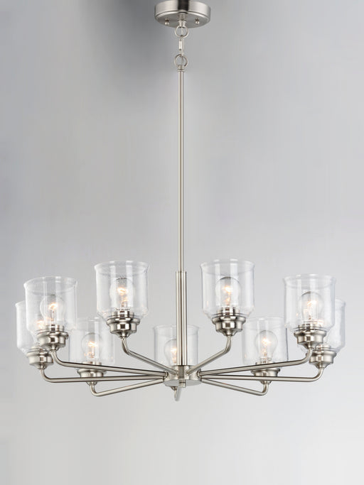 Maxim 12268CDSN Acadia 8 Light Chandelier | Satin Nickel