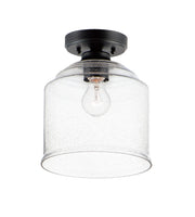 Maxim 12270CDBK Acadia 1 Light Semi Flush Mount | Black