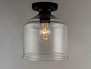 Maxim 12270CDBK Acadia 1 Light Semi Flush Mount | Black