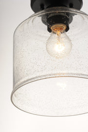 Maxim 12270CDBK Acadia 1 Light Semi Flush Mount | Black