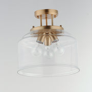Maxim 12271CDHR Acadia 3 Light Semi Flush Mount | Heritage