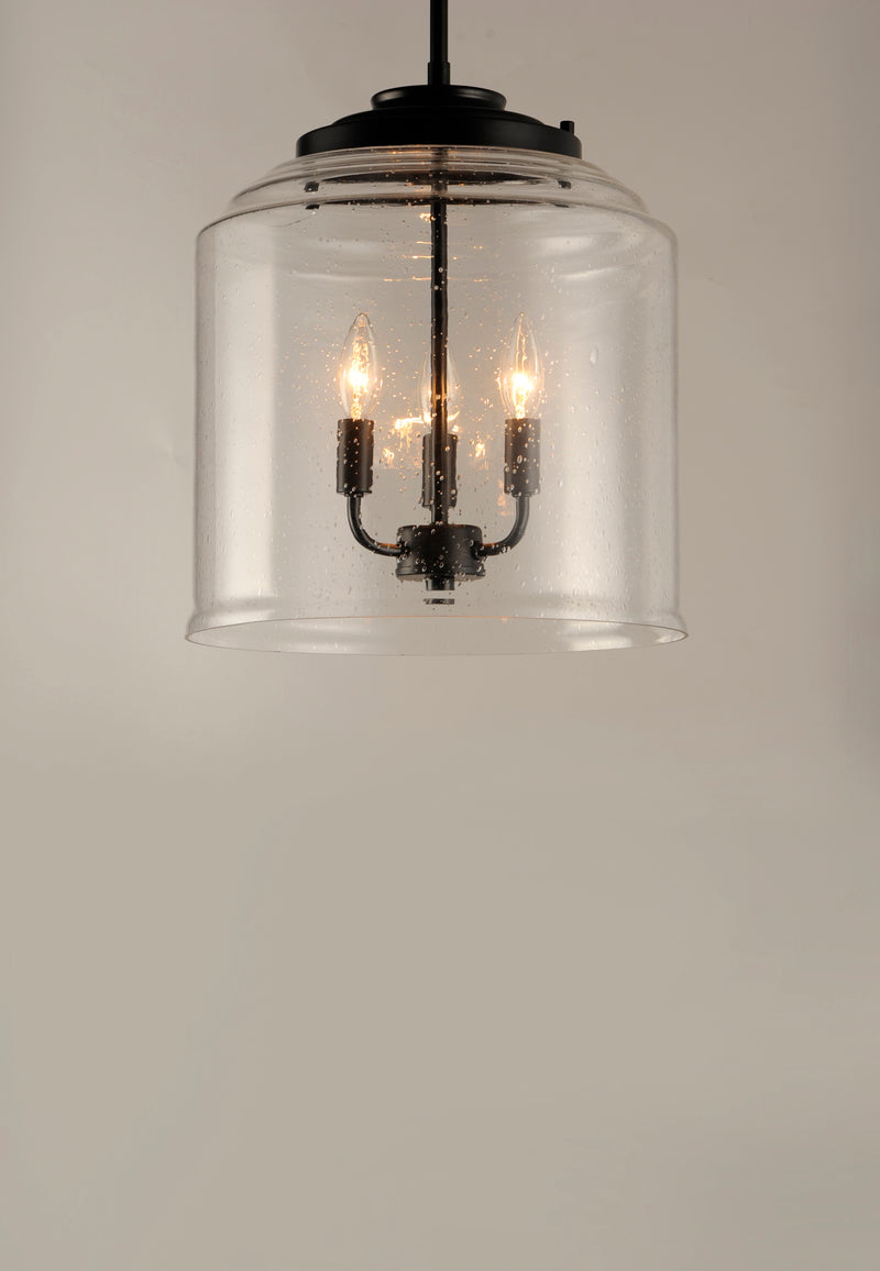 Maxim 12273CDBK Acadia 3 Light Pendant | Black
