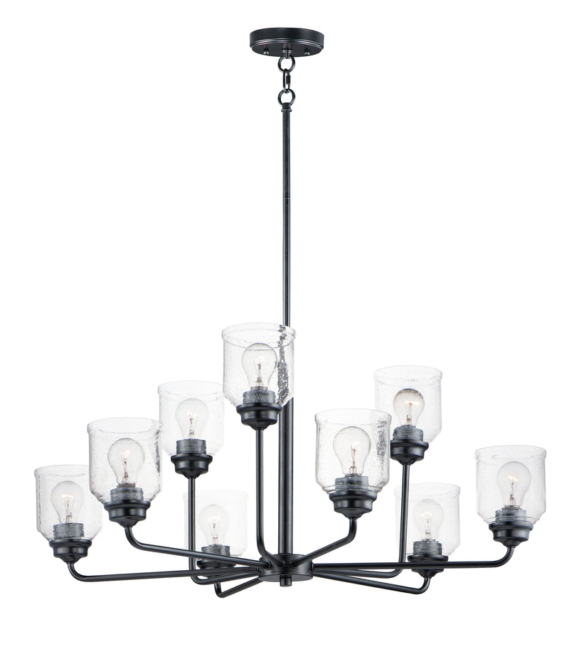 Maxim 12277CDBK Acadia 9 Light Chandelier | Black