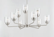 Maxim 12277CDSN Acadia 9 Light Chandelier | Satin Nickel