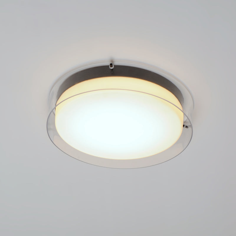 Maxim 12286CLSWBK Duo 20" Round LED Flush Mount | Black