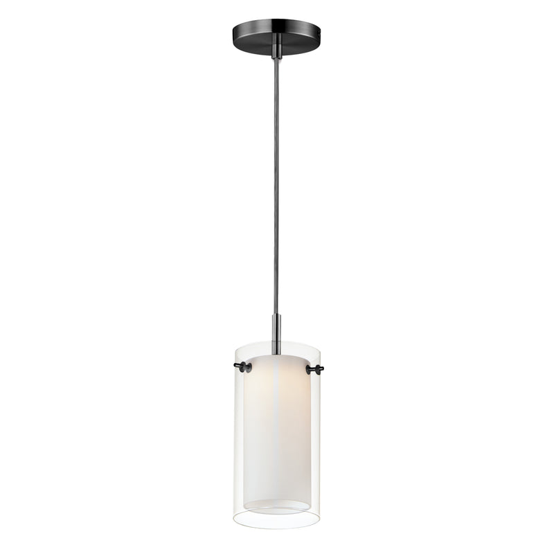 Maxim 12289CLSWBK Duo 1 Light Mini LED Pendant | Black