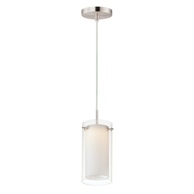 Maxim 12289CLSWSN Duo 1 Light Mini LED Pendant | Satin Nickel