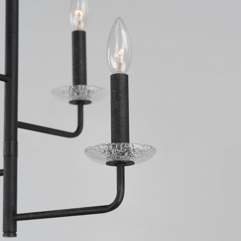 Maxim 12324TCAR Madeira 4 Light Chandelier | Anthracite