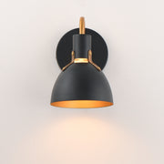 Maxim 12341BKAB Dusk 1 Light Wall Sconce | Black / Antique Brass