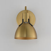 Maxim 12341SBR Dusk 1 Light Wall Sconce | Satin Brass