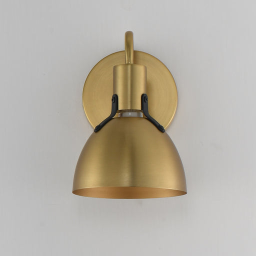 Maxim 12341SBR Dusk 1 Light Wall Sconce | Satin Brass