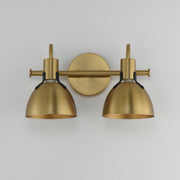 Maxim 12342SBR Dusk 2 Light Wall Sconce | Satin Brass