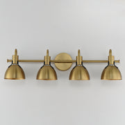 Maxim 12344SBR Dusk 4 Light Wall Sconce | Satin Brass