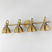 Maxim 12344SBR Dusk 4 Light Wall Sconce | Satin Brass