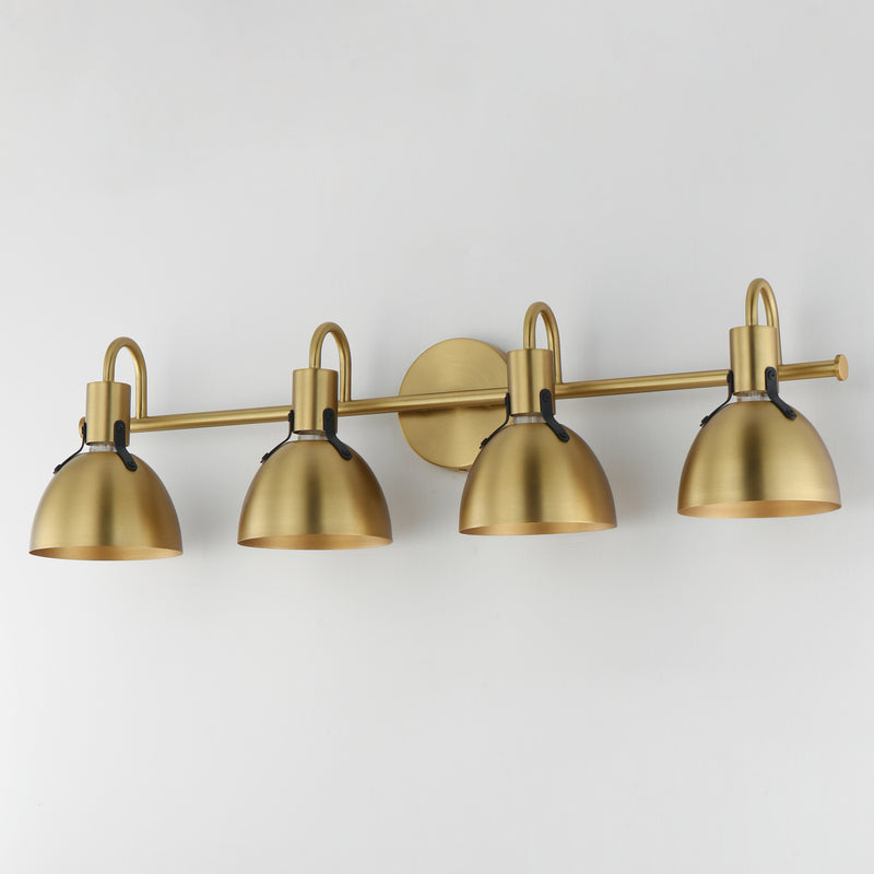 Maxim 12344SBR Dusk 4 Light Wall Sconce | Satin Brass