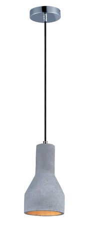 Maxim 12392GYPC Crete 1 Light LED Pendant | Polished Chrome