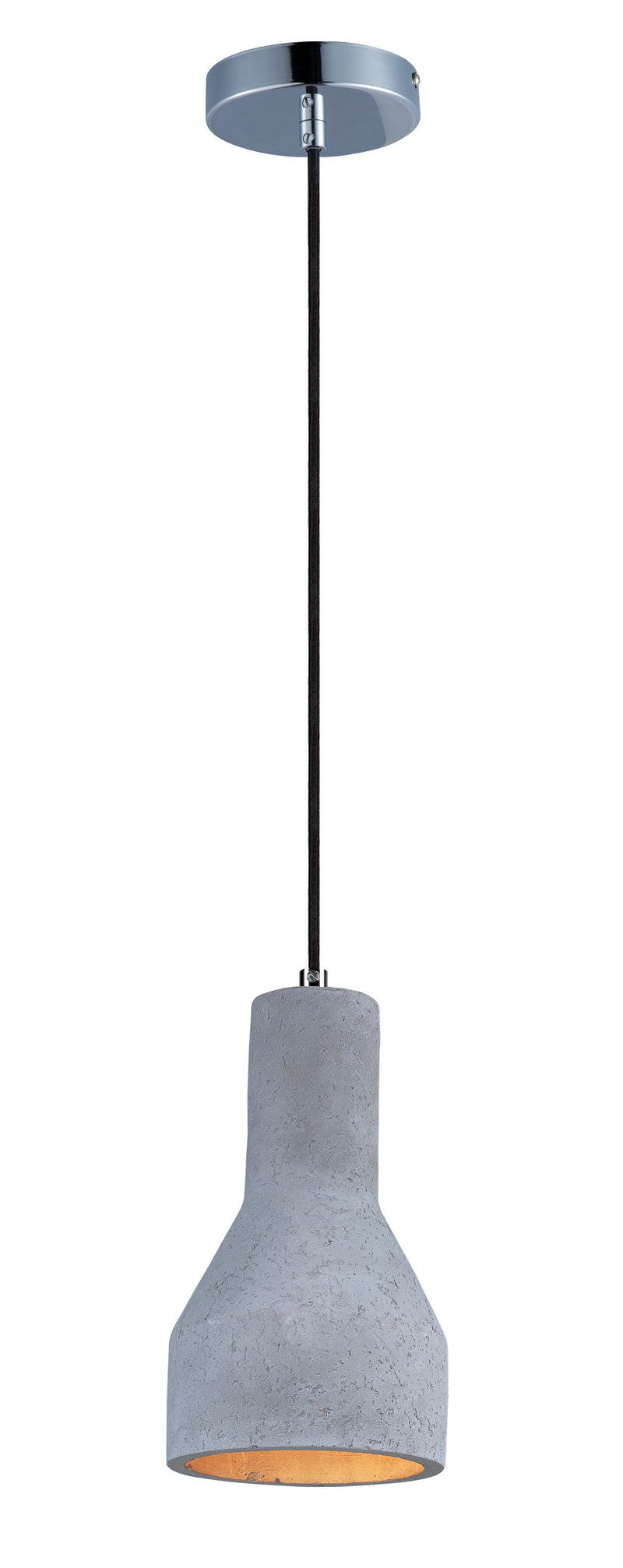 Maxim 12392GYPC Crete 1 Light LED Pendant | Polished Chrome