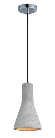 Maxim 12394GYPC Crete 1 Light LED Pendant | Polished Chrome