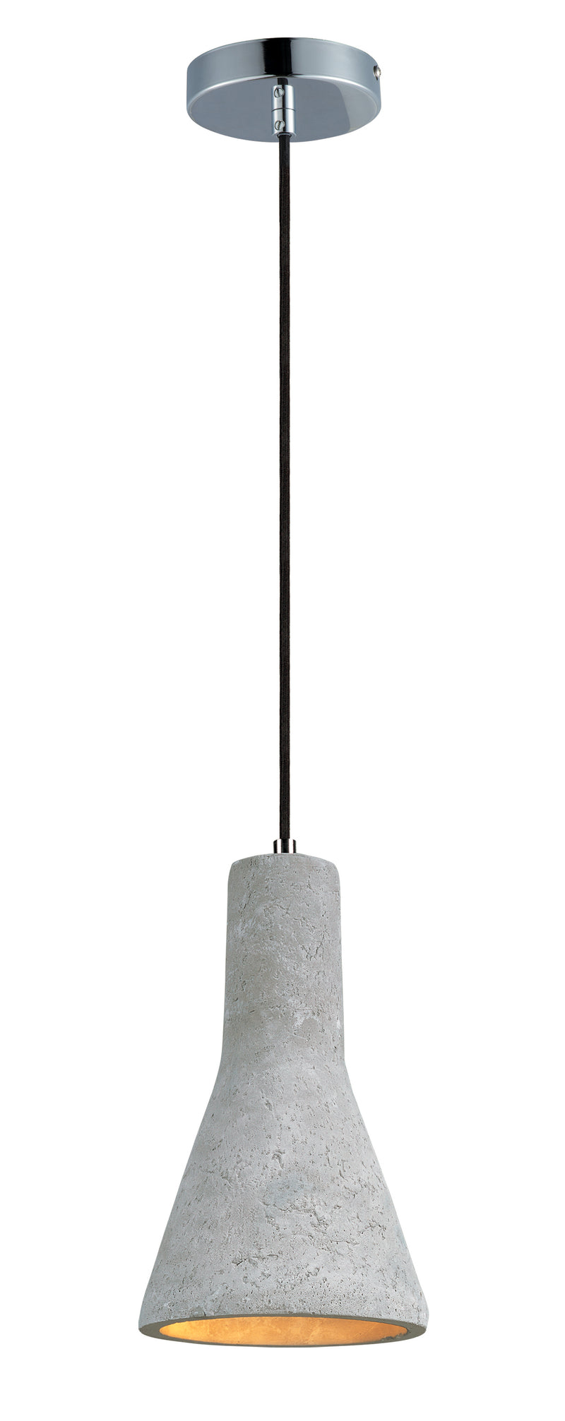Maxim 12394GYPC Crete 1 Light LED Pendant | Polished Chrome