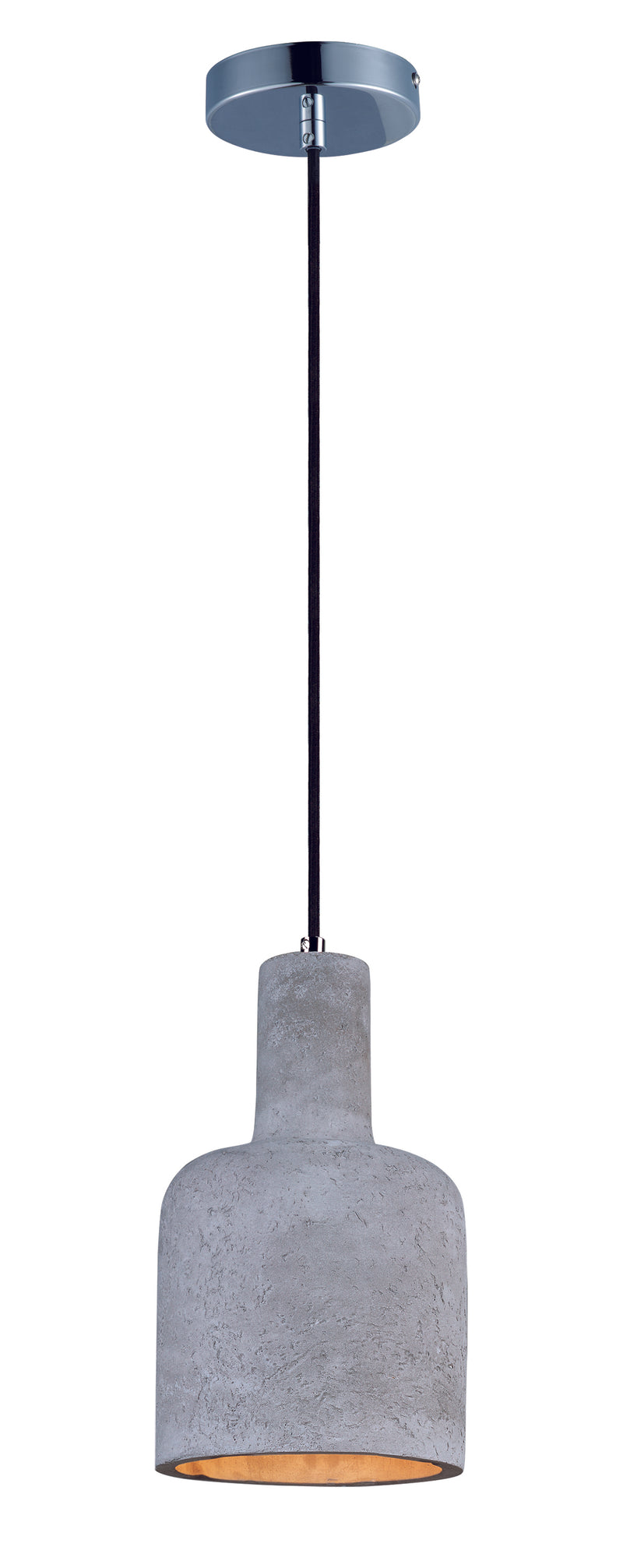 Maxim 12395GYPC Crete 1 Light LED Pendant | Polished Chrome