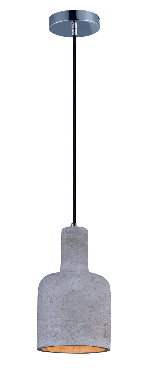 Maxim 12395GYPC Crete 1 Light LED Pendant | Polished Chrome