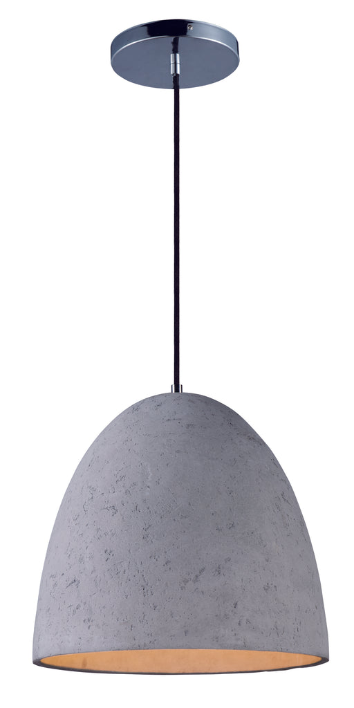 Maxim 12396GYPC Crete 1 Light LED Pendant | Polished Chrome