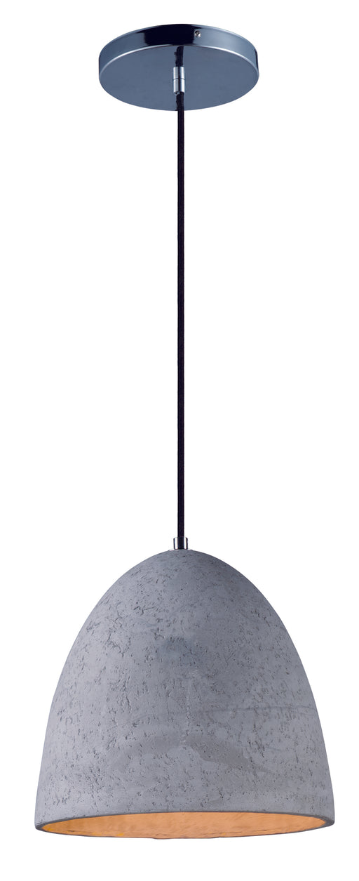 Maxim 12397GYPC Crete 1 Light LED Pendant | Polished Chrome