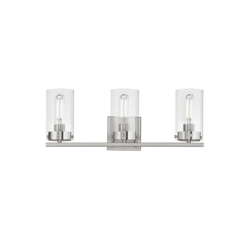 Maxim 12403CLSN Pinn 3 Light Bath Vanity | Satin Nickel