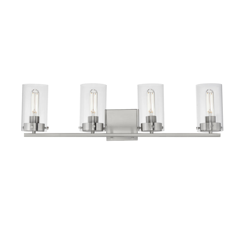 Maxim 12404CLSN Pinn 4 Light Bath Vanity | Satin Nickel