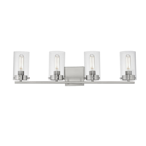 Maxim 12404CLSN Pinn 4 Light Bath Vanity | Satin Nickel