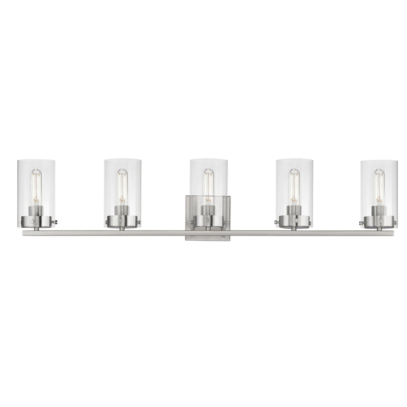 Maxim 12405CLSN Pinn 5 Light Bath Vanity | Satin Nickel