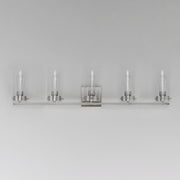 Maxim 12405CLSN Pinn 5 Light Bath Vanity | Satin Nickel