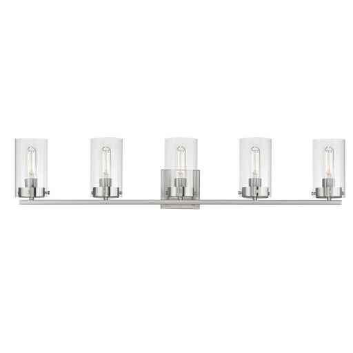 Maxim 12405CLSN Pinn 5 Light Bath Vanity | Satin Nickel