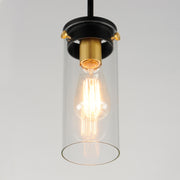 Maxim 12406CLBKSBR Pinn 1 Light Mini Pendant | Black / Satin Brass