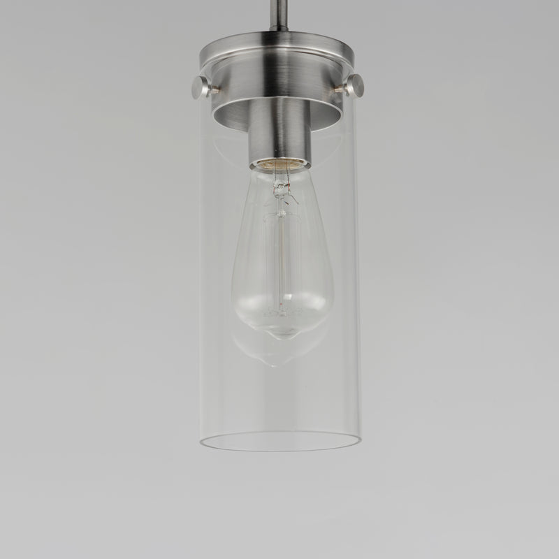 Maxim 12406CLSN Pinn 1 Light Mini Pendant | Satin Nickel